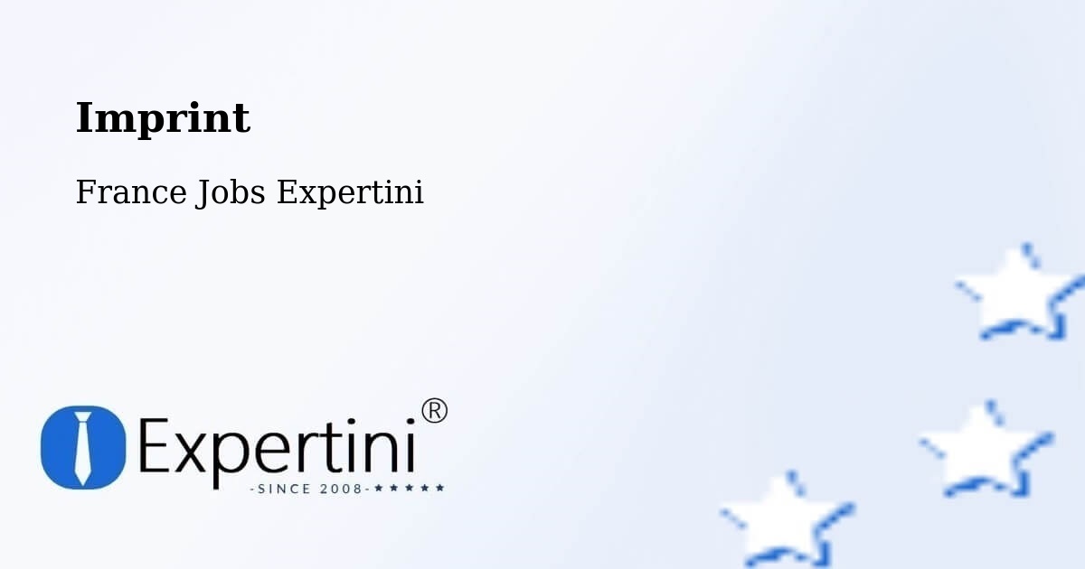 Imprint – Tours - France Jobs Expertini